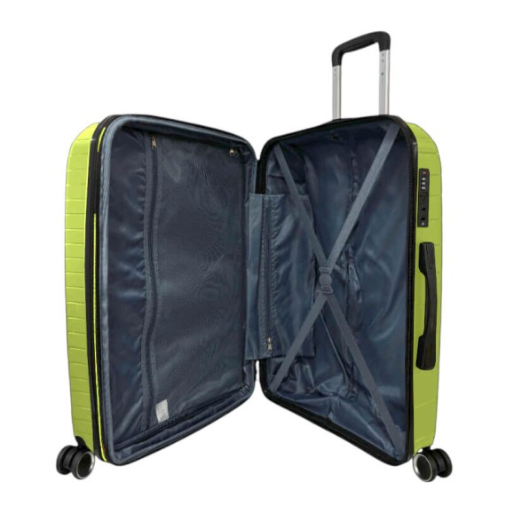 BENZI Mala de Viagem / Trolley Grande 77cm 4R Exp BZ5808 Verde | Ref. 288.BZ5808V-C