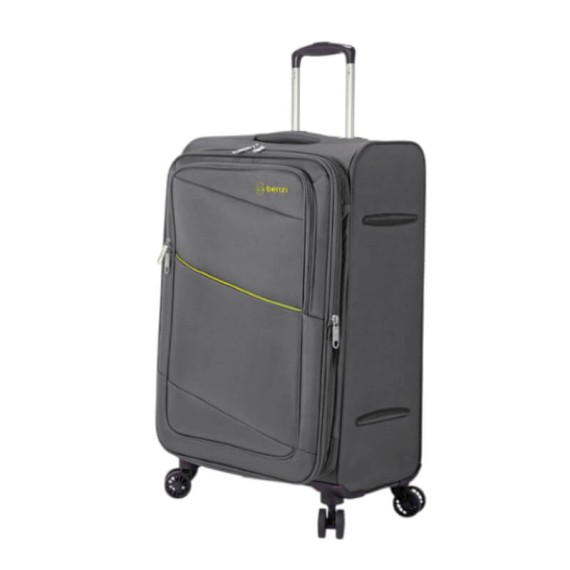 BENZI Mala de Viagem / Trolley Médio 66cm 4R Exp BZ5757 Cinza | Ref. 288.BZ5757C-B