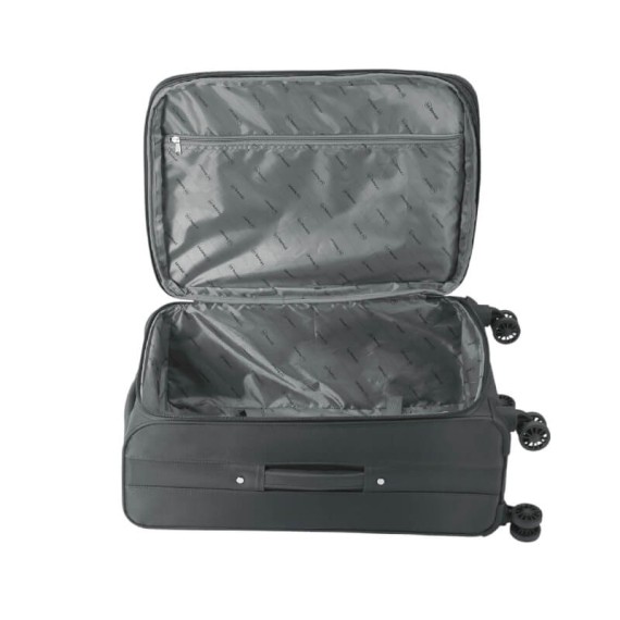 BENZI Mala de Viagem / Trolley Médio 66cm 4R Exp BZ5757 Cinza | Ref. 288.BZ5757C-B