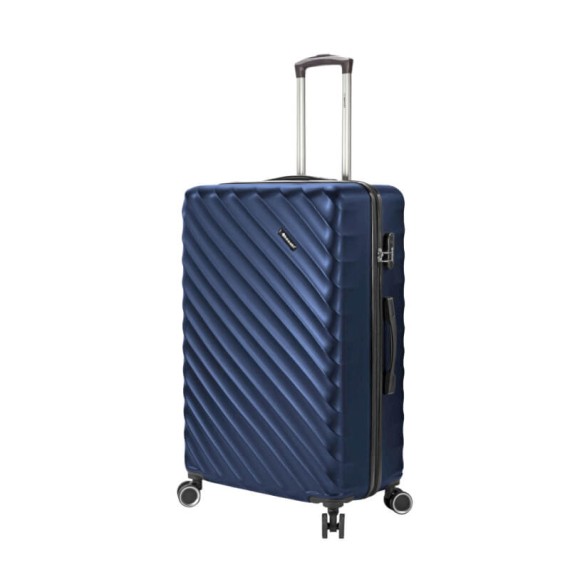 BENZI Mala de Viagem / Trolley Médio 67cm 4R BZ5812 Azul Escuro | Ref. 288.BZ5812A-B