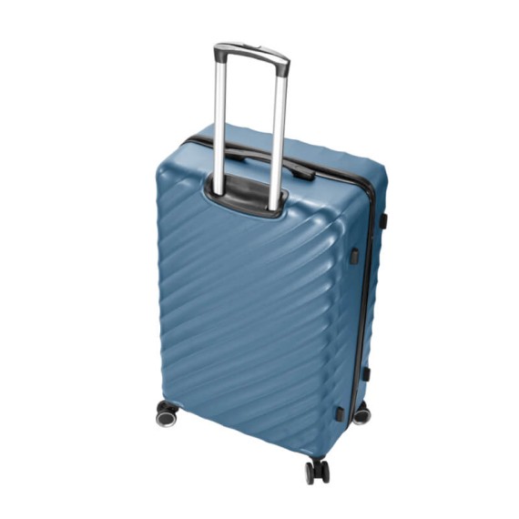 BENZI Mala de Viagem / Trolley Médio 67cm 4R BZ5812 Azul Petróleo | Ref. 288.BZ5812AP-B