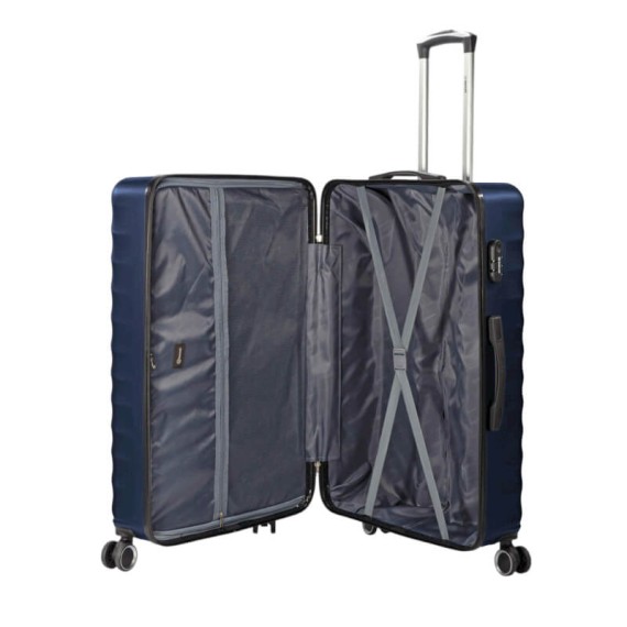 BENZI Mala de Viagem / Trolley Gigante 87cm 4R BZ5812 Azul Escuro | Ref. 288.BZ5812A-D
