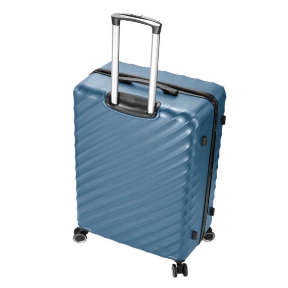 BENZI Mala Viagem / Trolley Grande 77cm 4R BZ5812 Azul Petróleo | Ref. 288.BZ5812AP-C