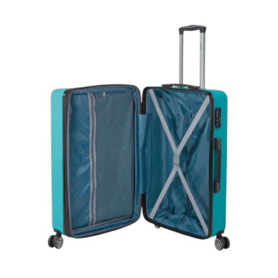 BENZI Mala Viagem / Trolley Grande 77cm 4R Exp BZ5788 Azul Claro | Ref. 288.BZ5788AC-C