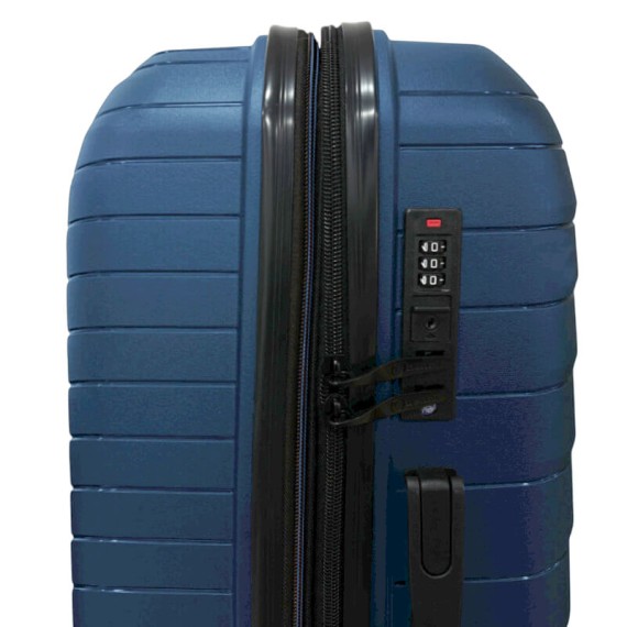 BENZI Mala Viagem / Trolley Grande 77cm 4R Exp BZ5808 Azul Escuro | Ref. 288.BZ5808AE-C