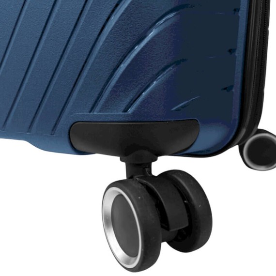 BENZI Mala Viagem / Trolley Grande 77cm 4R Exp BZ5808 Azul Escuro | Ref. 288.BZ5808AE-C