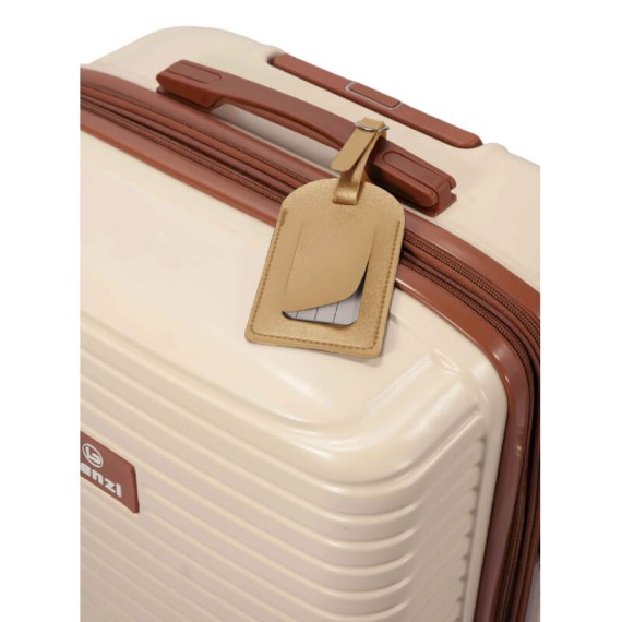 BENZI Pack de 2 Etiquetas de Viagem BZ5843 Camel | Ref. 288.BZ5843CA