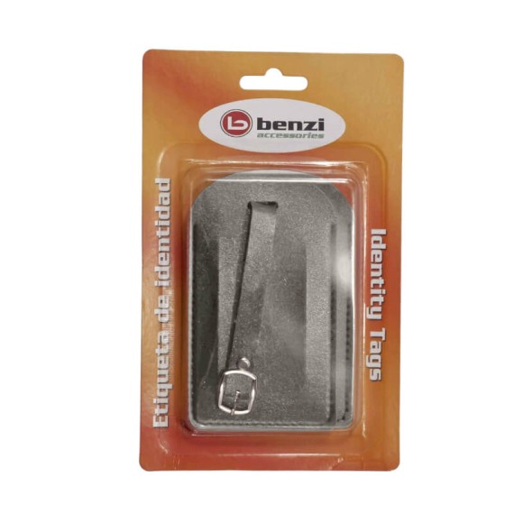 BENZI Pack de 2 Etiquetas de Viagem BZ5843 Cinza | Ref. 288.BZ5843CI