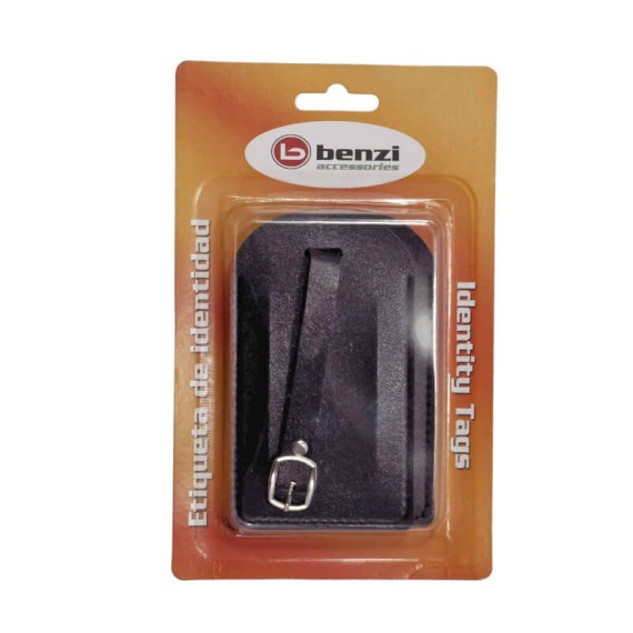 BENZI Pack de 2 Etiquetas de Viagem BZ5843 Preto | Ref. 288.BZ5843P