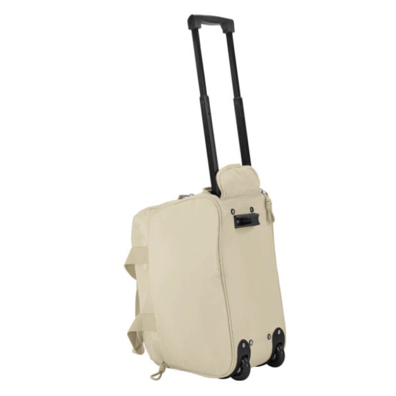 BENZI Saco de Viagem c/ Rodas 40x20x25cm Ryanair BZ5851 Bege | Ref. 288.BZ5851B