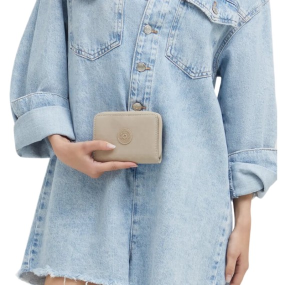 Carteira de Senhora KIPLING Money Love Sign Beige Emb | Ref. 187.40KI727696A