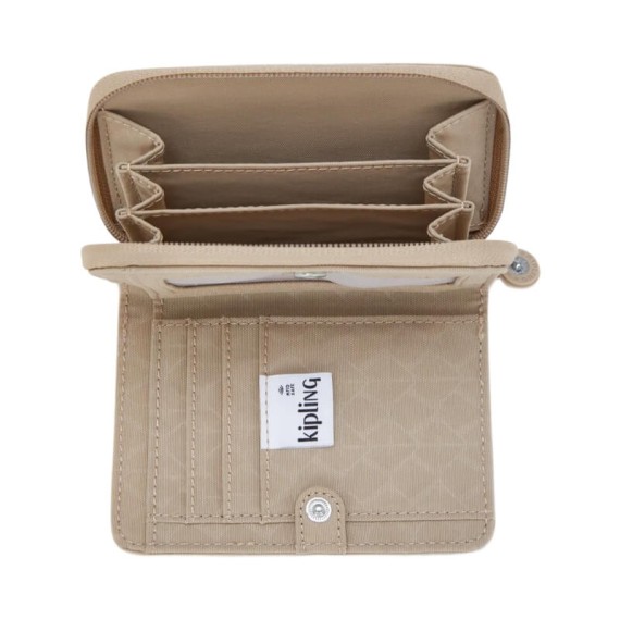 Carteira de Senhora KIPLING Money Love Sign Beige Emb | Ref. 187.40KI727696A