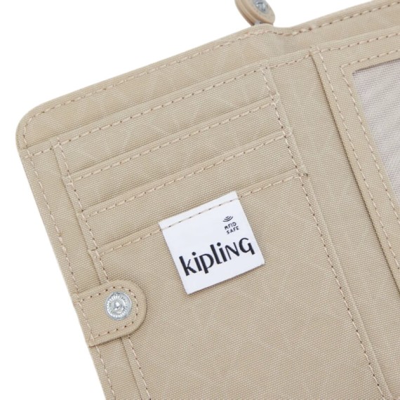 Carteira de Senhora KIPLING Money Love Sign Beige Emb | Ref. 187.40KI727696A