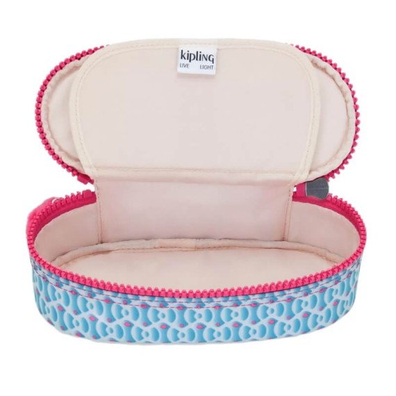 Estojo Escolar Oval KIPLING Duobox Dreamy Geo Combo | Ref. 187.40KI6231D1W