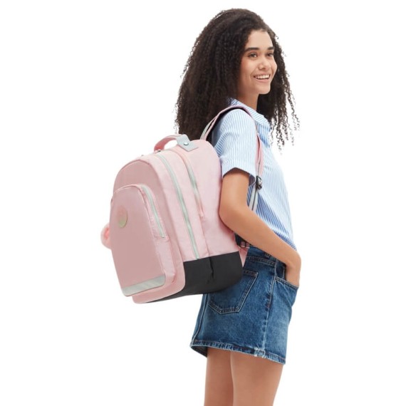 Mochila para Portátil 15" KIPLING Class Room Blush Metallic | Ref. 187.40KI5213E7L