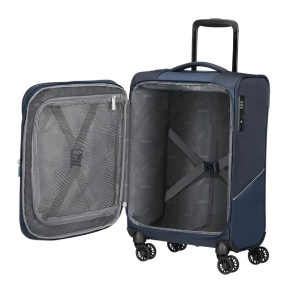 AMERICAN TOURISTER Mala de Cabine 55cm 4R Exp. SummerRide Azul | Ref. 92.156991-1596 AMERICAN TOURISTER Mala de Cabine 55cm 4R Exp. SummerRide Azul | Ref. 92.156991-1596