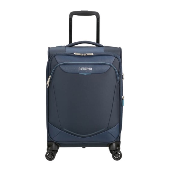 AMERICAN TOURISTER Mala de Cabine 55cm 4R Exp. SummerRide Azul | Ref. 92.156991-1596 AMERICAN TOURISTER Mala de Cabine 55cm 4R Exp. SummerRide Azul | Ref. 92.156991-1596
