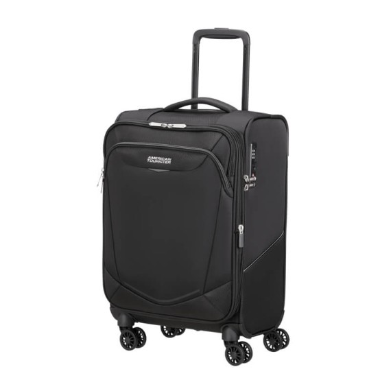 AMERICAN TOURISTER Mala de Cabine 55cm 4R Exp. SummerRide Preta | Ref. 92.156991-1041 AMERICAN TOURISTER Mala de Cabine 55cm 4R Exp. SummerRide Preta | Ref. 92.156991-1041