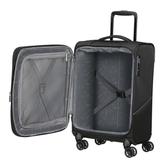 AMERICAN TOURISTER Mala de Cabine 55cm 4R Exp. SummerRide Preta | Ref. 92.156991-1041 AMERICAN TOURISTER Mala de Cabine 55cm 4R Exp. SummerRide Preta | Ref. 92.156991-1041