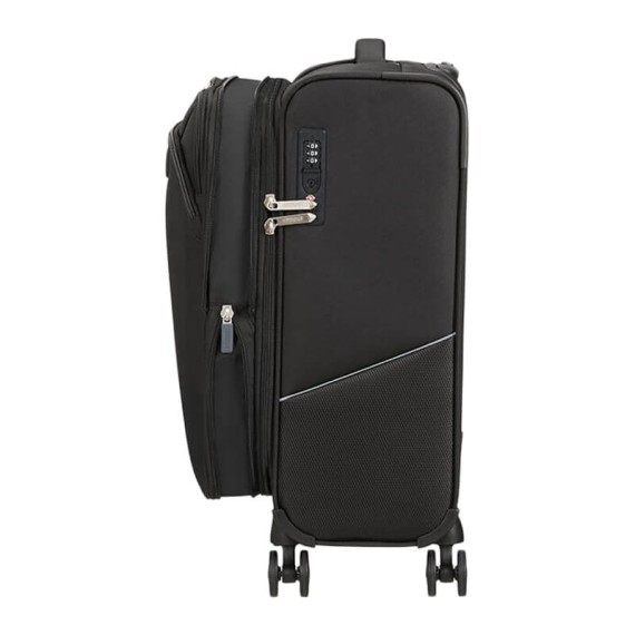 AMERICAN TOURISTER Mala de Cabine 55cm 4R Exp. SummerRide Preta | Ref. 92.156991-1041 AMERICAN TOURISTER Mala de Cabine 55cm 4R Exp. SummerRide Preta | Ref. 92.156991-1041