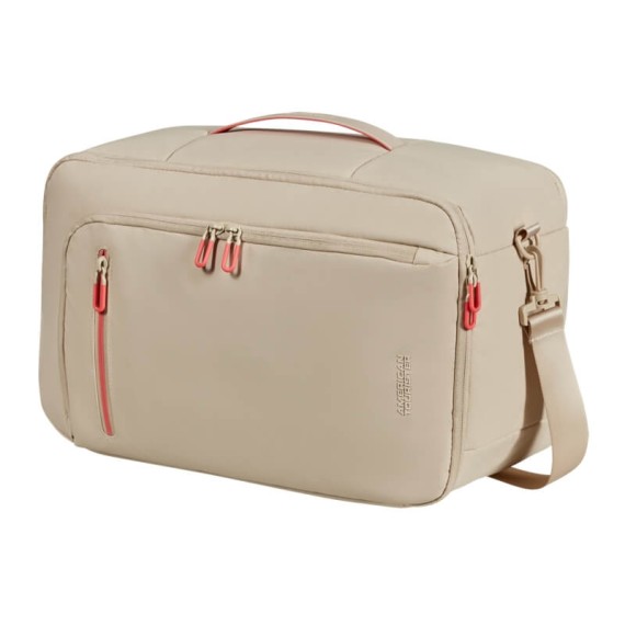 AMERICAN TOURISTER Mochila de Cabine 3-Way 14" Bege | Ref. 92.156528-1030