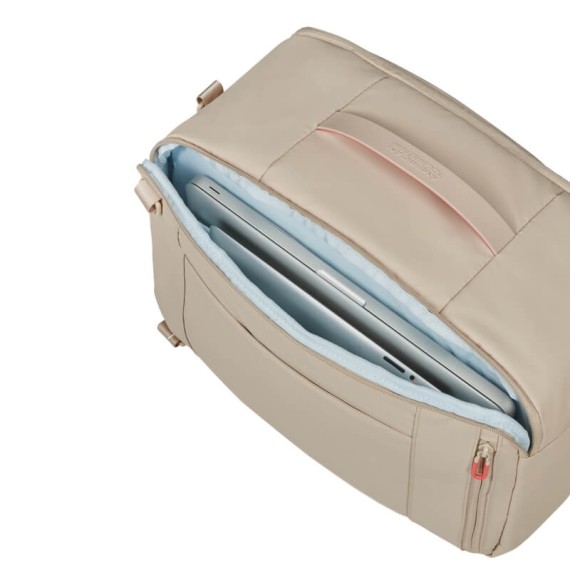 AMERICAN TOURISTER Mochila de Cabine 3-Way 14" Bege | Ref. 92.156528-1030