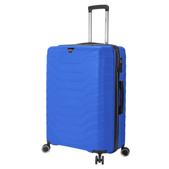 BENZI Mala Viagem / Trolley Grande 76cm 4R Exp BZ5810 Azul Claro | Ref. 288.BZ5810AC-C