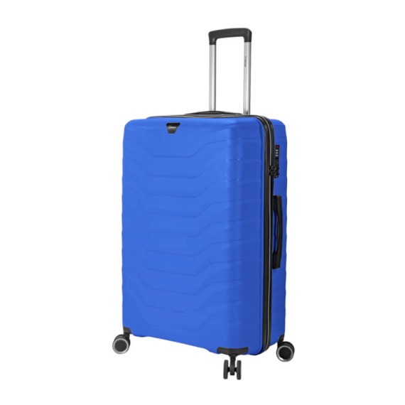 BENZI Mala Viagem / Trolley Médio 66cm 4R Exp BZ5810 Azul Claro | Ref. 288.BZ5810AC-B