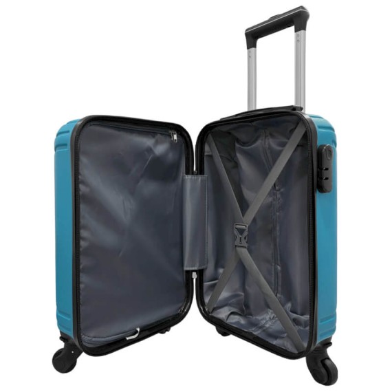 Mala de Cabine 45cm 4R Amovíveis Easyjet TALENT 42 Azul Turquesa | Ref. 337.42AT Mala de Cabine 45cm 4R Amovíveis Easyjet TALENT 42 Azul Turquesa | Ref. 337.42AT