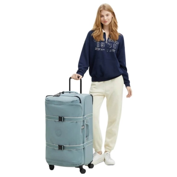 Mala de Viagem Grande 78cm 4R KIPLING Spontaneous L Relaxed Grey | Ref. 187.40KI41933NL Mala de Viagem Grande 78cm 4R KIPLING Spontaneous L Relaxed Grey | Ref. 187.40KI41933NL