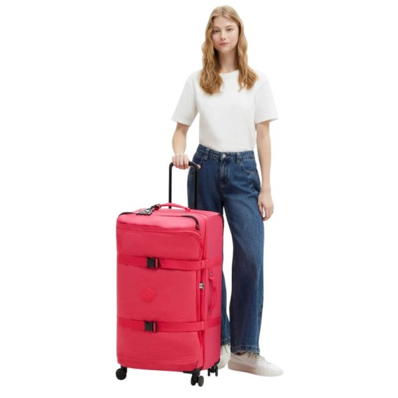 Mala de Viagem Grande 78cm 4R KIPLING Spontaneous L Resort Pink | Ref. 187.40KI41931BN Mala de Viagem Grande 78cm 4R KIPLING Spontaneous L Resort Pink | Ref. 187.40KI41931BN