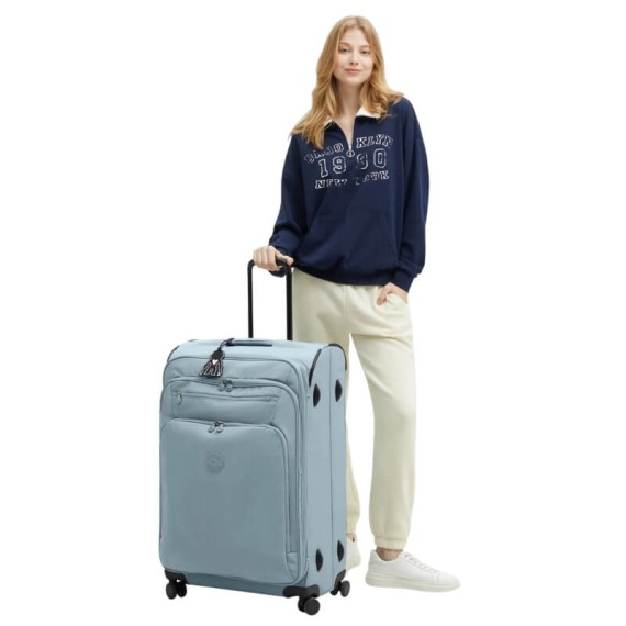 Mala Grande 76cm 4R KIPLING New Youri Spin L Relaxed Grey | Ref. 187.40KI79303NL Mala Grande 76cm 4R KIPLING New Youri Spin L Relaxed Grey | Ref. 187.40KI79303NL