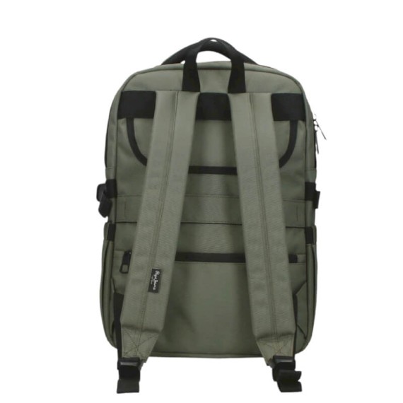 Mochila p/ Portátil 15.6” 2C Adap. PEPE JEANS Matlock Caqui | Ref. 186.7312342
