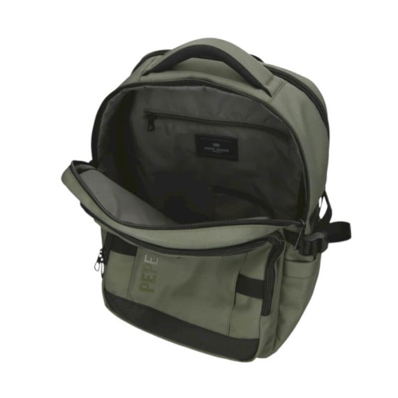 Mochila p/ Portátil 15.6” 2C Adap. PEPE JEANS Matlock Caqui | Ref. 186.7312342
