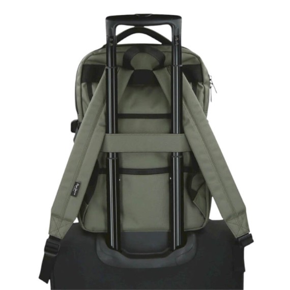 Mochila p/ Portátil 15.6” 2C Adap. PEPE JEANS Matlock Caqui | Ref. 186.7312342