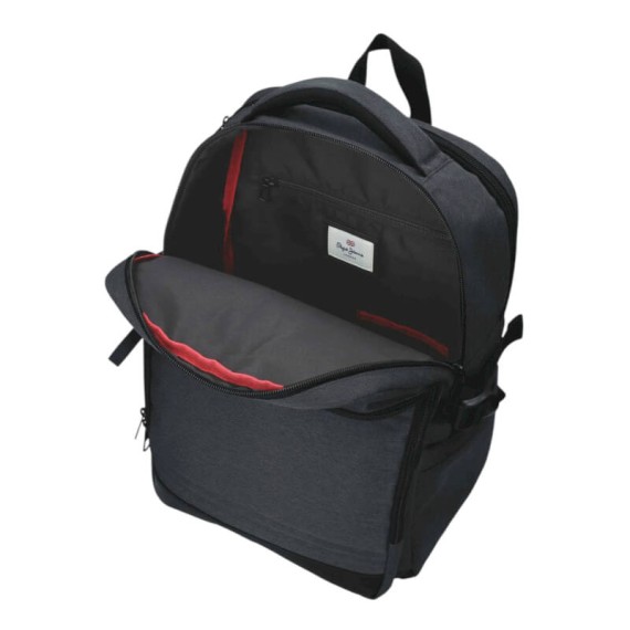 Mochila p/ Portátil 15.6” 2C Adap. PEPE JEANS Whitton Preta | Ref. 186.7322341 Mochila p/ Portátil 15.6” 2C Adap. PEPE JEANS Whitton Preta | Ref. 186.7322341