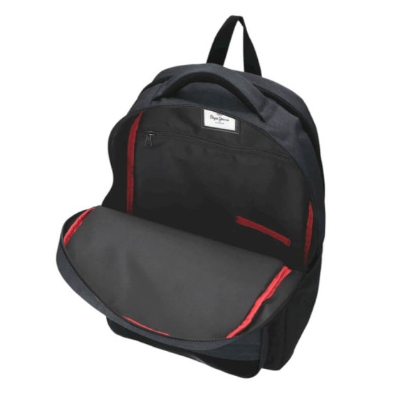 Mochila Tablet / Portátil 15.6” 2C Adap. PEPE JEANS Whitton Preta | Ref. 186.7322541 Mochila Tablet / Portátil 15.6” 2C Adap. PEPE JEANS Whitton Preta | Ref. 186.7322541