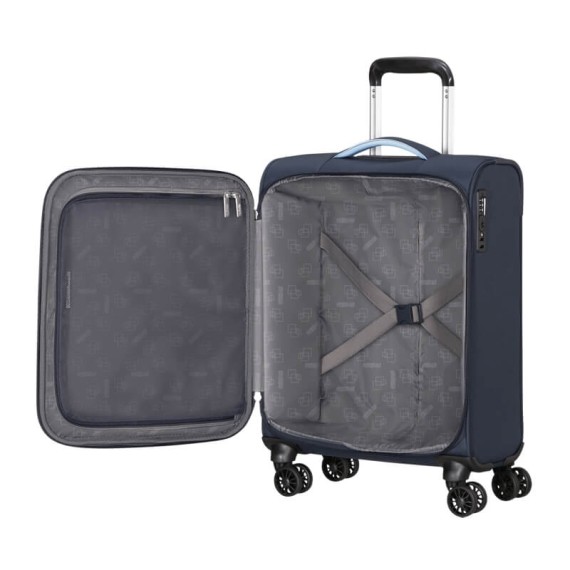 AMERICAN TOURISTER Mala de Cabine 55cm 4R CloudRider Azul Marinho | Ref. 92.157364-9486