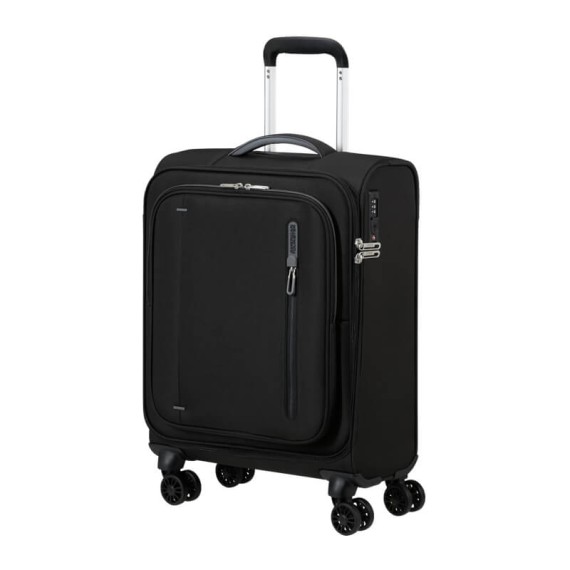AMERICAN TOURISTER Mala de Cabine 55cm 4R CloudRider Preto Jet | Ref. 92.157364-1465