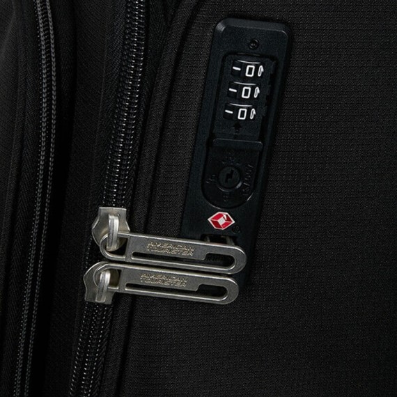 AMERICAN TOURISTER Mala de Cabine 55cm 4R CloudRider Preto Jet | Ref. 92.157364-1465