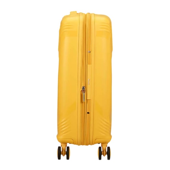 AT Mala de Cabine 55cm 4R Exp. Mickey Magic Amarelo Floral | Ref. 92.158710-A842