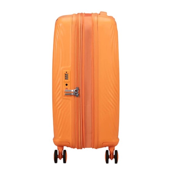 AT Mala de Cabine 55cm 4R Exp. Mickey Magic Laranja Pêssego | Ref. 92.158710-A843