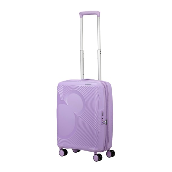 AT Mala de Cabine 55cm 4R Exp. Mickey Magic Lilás Suave | Ref. 92.158710-A844
