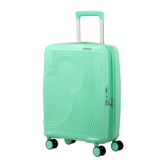 AT Mala de Cabine 55cm 4R Exp. Mickey Magic Verde Menta | Ref. 92.158710-A845