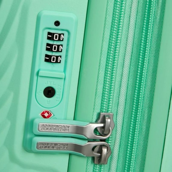 AT Mala de Cabine 55cm 4R Exp. Mickey Magic Verde Menta | Ref. 92.158710-A845