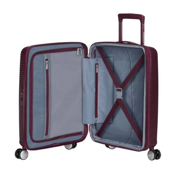 AT Mala de Cabine 55cm 4R Exp. SoundBox Cereja Silvestre | Ref. 92.88472-T505 AT Mala de Cabine 55cm 4R Exp. SoundBox Cereja Silvestre | Ref. 92.88472-T505