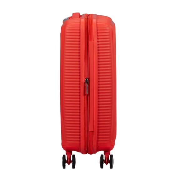 AT Mala de Cabine 55cm 4R Exp. SoundBox Laranja Néon | Ref. 92.88472-D963 AT Mala de Cabine 55cm 4R Exp. SoundBox Laranja Néon | Ref. 92.88472-D963