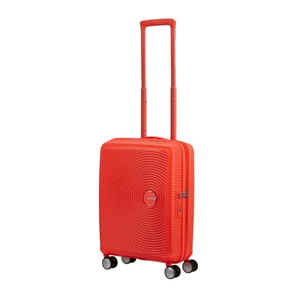 AT Mala de Cabine 55cm 4R Exp. SoundBox Laranja Néon | Ref. 92.88472-D963 AT Mala de Cabine 55cm 4R Exp. SoundBox Laranja Néon | Ref. 92.88472-D963