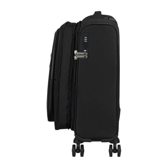 AT Mala de Cabine / Trolley 55cm 4R Exp. CloudRider Preto Jet | Ref. 92.157365-1465