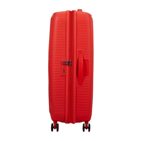 AT Mala de Viagem Grande 77cm 4R Exp. SoundBox Laranja Néon | Ref. 92.88474-D963 AT Mala de Viagem Grande 77cm 4R Exp. SoundBox Laranja Néon | Ref. 92.88474-D963